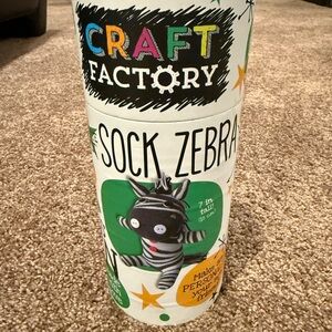 Sock Zebra - Black and White Learning Toy